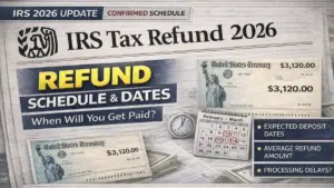 IRS Tax Refund 2026 Schedule